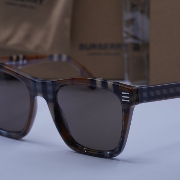 Burberry BE4348 396673 Sunglasses - Brown Check/Brown - Picture 4 of 10